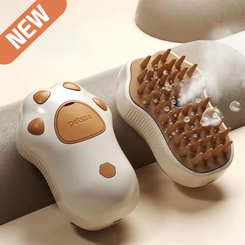SteamPaw™ - Cepillo de Vapor Eléctrico 3 en 1 para Gatos y Perros