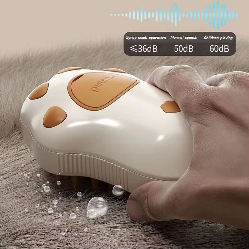 SteamPaw™ - Cepillo de Vapor Eléctrico 3 en 1 para Gatos y Perros